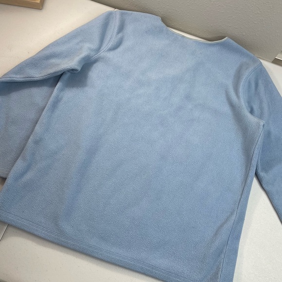 VTG Disney Store Tigger Fleece Pullover Sweatshirt Adult Large Blue Winnie Pooh - Picture 6 of 8